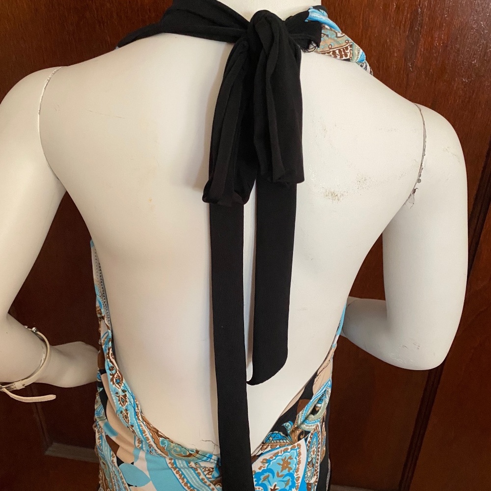 Halter Open Back Top - Picture 2 of 4